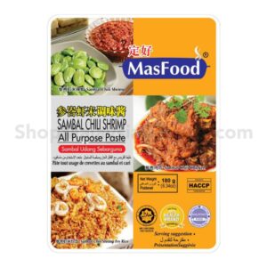 MasFood Sambal Chili Shrimp All Purpose Paste