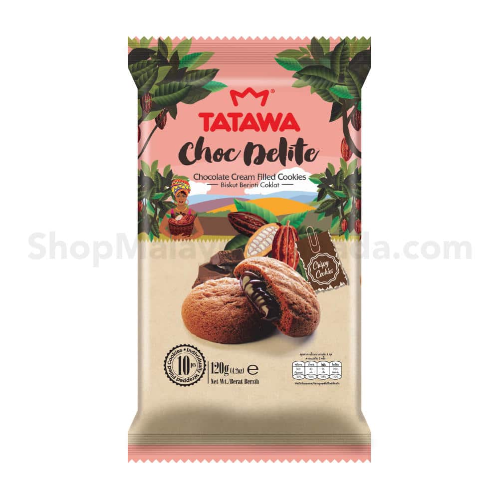 Tatawa Chocolate Delite: Chocolate Cream Filled Cookies