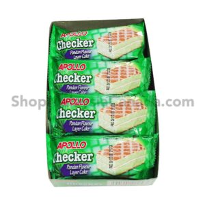 Apollo Checker Pandan Layer Cake (8 packs) (BB: 31 Mar 2025)