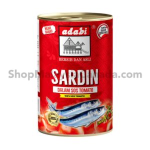 Adabi Sardines in Tomato/Sardin Dalam Sos Tomato (425g)