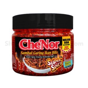 Che'Nor Super Spicy Crunchy Anchovies Chilli/Sambal Super Spicy Garing Ikan Bilis