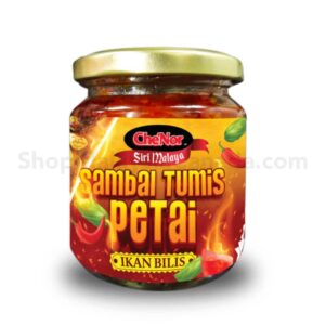 Che'Nor Spicy Petai Anchovies/Siri Malaya Sambal Tumis Petai Ikan Bilis