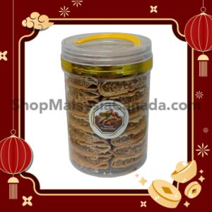 Traditional Love Letter Kuih Kapit Filling Wth Almond Peanut Butter