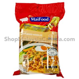 MasFood Golden Knife-Cut Noodle (Salted Egg Flavour)